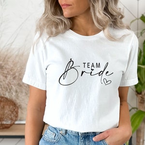 Gift for Team Bride Shirts, Bride Shirt, Bride Squad T-shirts, Hen ...
