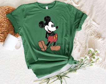Disney Classic Micky Maus Pose Sweatshirt, Micky Shirt, Disneyland Urlaub Urlaub T-Shirt, Disney Retro T-Shirt, Disney Geschenk, Vintage Shirt