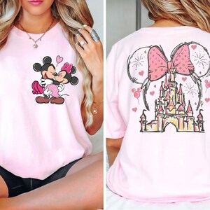 Disney Valentine tshirt, Valentine Matching Couples shirt, Valentine Mickey and Minnie Shirt, Lovely T-Shirt, Disney Valentine Tee, Minnie