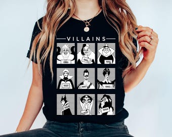 Camiseta vintage de Halloween de villanos de Disney, camiseta "Bueno para ser malo", villanos de Disney, camiseta de Úrsula, camiseta de la Reina Malvada, camiseta de Cruella, regalo de Disney