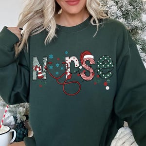 Nurse Christmas Sweatshirt, Nursing Shirt, Nursing School T-Shirt, Nurse Christmas Shirt, Christmas Shirt, Nurse Shirt, Nurse Santa Gifts