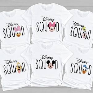 Disney Full Characters Shirt, Disney Character Shirt, Vintage Disney Character Shirt, Mickey Minnie Donald Daisy Pluto Goofy,Disney Trip Tee