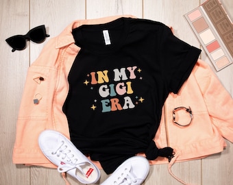 Camiseta "En mi era Gigi", camiseta "Gigi", camiseta divertida "Gigi", camiseta de abuela, regalo para abuela, camiseta "Abuela orgullosa", regalo para abuela, camiseta para abuela nueva