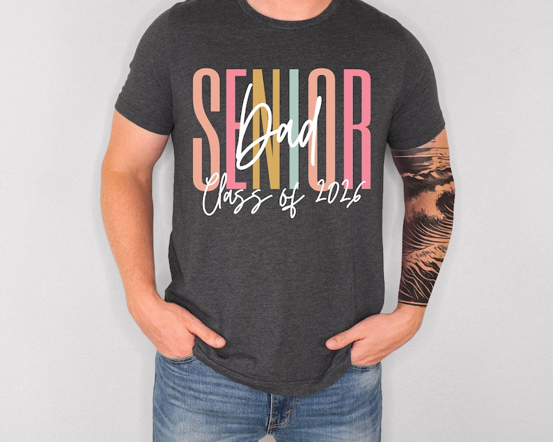 Senior Mom Graduation Shirt,Senior Mom Shirt,Mom Gifts,Graduation Dad Mom Bro Sis Matching T-Shirt,Class of 2026 Family Shirts,Gifts For Mom image 6