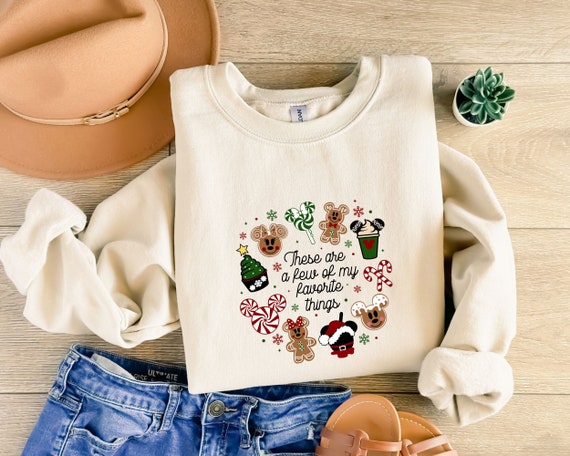 Disney Christmas Magic Kingdom Sweatshirt, Disney Christmas Gingerbread T-Shirt, Magic Kingdom Shirts, Mouse Ears Shirt, Disney Snacks Tee