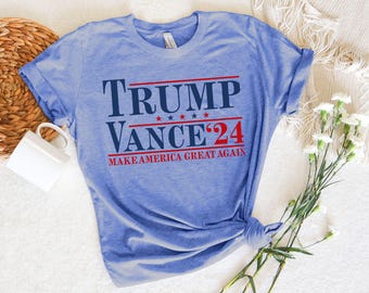 Trump Vance 2024 verkiezingsshirt, Trump-shirt, Trump 2024 verkiezingsshirt, Vance VP shirt, shirt president Trump verkiezing 2024, trendy T-shirt 2024