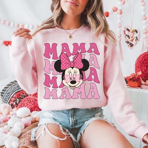 Disney Mama Shirt, Minnie Disney Mom Shirt, Minnie Mama Tee, Disney Mommy Birthday Shirt, Disney Family Trip Tee, Mother Days Gift for Women