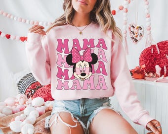 Disney Mama Shirt, Minnie Disney Mom Shirt, Minnie Mama Tee, Disney Mommy Birthday Shirt, Disney Family Trip Tee, Mother Days Gift for Women