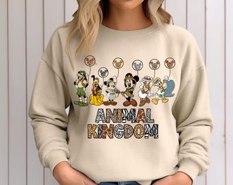Animal Kingdom Safari Sweatshirt, Disney Safari Shirt, Familie Safari Shirt, Disneyland Leopard T-Shirt, Mickey Safari Shirt, Disney Wild Zoo T-Shirt