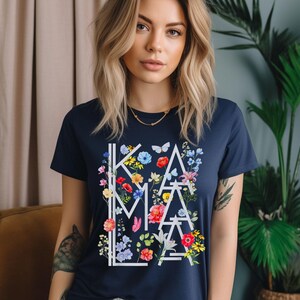 Botanical Kamala Shirt, Kamala Harris Voting 2024 Presidential Election Tee, Artsy Floral Politics Tee, Vote for Kamala, Madam President