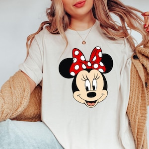 Minnie Mouse T Shirt, Disney Minnie Shirt, Minnie Checkered Shirt, Disney Gift Shirts, Disney Shirts Kids, Minnie Shirt, Valentines Day Gift
