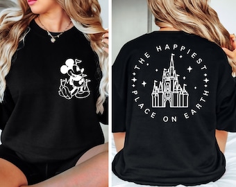 The Happiest Place One Earth Shirt, Magical Castle Shirt, Mickey Castle Shirt, Disney Vacation Shirt, Magical Kingdom Shirt, Disney Shirt