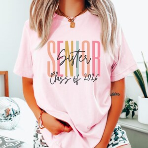 Senior Mom Graduation Shirt,Senior Mom Shirt,Mom Gifts,Graduation Dad Mom Bro Sis Matching T-Shirt,Class of 2026 Family Shirts,Gifts For Mom image 3