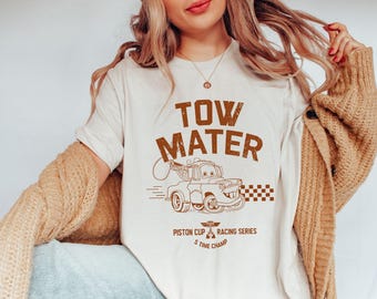 Tow Mater Shirt, Disney Cars Shirt, Disney Pixar Shirt, Tow Mater Tshirt, Autos Geburtstag Shirt, Disney Familie Reise 2025 Shirts, Disney Jungen