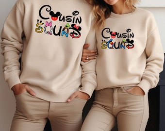 Disneyland Cousin Crew Sweatshirts, Cousin Shirts, Disney Family Shirts, Cousin Crew Shirts, Cousin Squad Shirts, Disneyworld Shirts, Disney