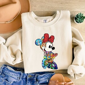 Bluza z kapturem dla pary Mickey i Minnie, Koszulka dla miłośników Disneya, Koszulka Mickey i Minnie, Koszulka pasująca do Disneya, Jej Mickey i jego Minnie, Prezenty na Walentynki