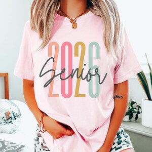 Senior 2026 Shirt, Retro Font, Senior Retro Shirt, 2026 Seniors Shirt, Senior 2026 Retro Shirt, Class of 2026 Senior Shirt, Graduation Gift image 4