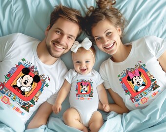 Vintage Walt Disneyworld Shirt, Disney All Characters Shirt, Mickey And Minnie Shirt, Disney Group Shirt, Disney Family Tee, Disney Trip