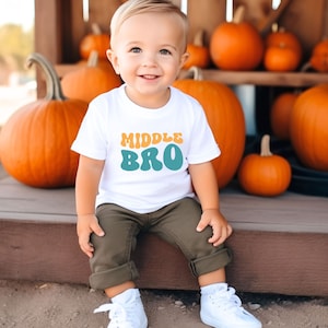 Big Middle Little Shirts, Baby Announcement T-Shirt, Cousin Squad Shirt, Sibling To Be Matched, Baby Brother Sister, Third Sibling Reveal.
