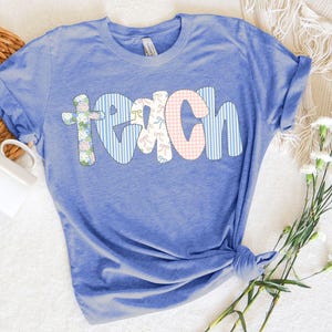 Floral Teacher Shirt Cute Teacher Gift Spring Floral Teacher Tee Gift for Teacher Teaching Shirt Teacher Appreciation Gift, Back to School