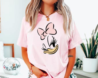 Shirt Daisy Duck Face, T-shirt Disney Daisy Duck, Shirt Daisy Duck meisjes, T-shirt Disney Family Vacation, T-shirt Cute Duck Face, Disney-gezinsreisje
