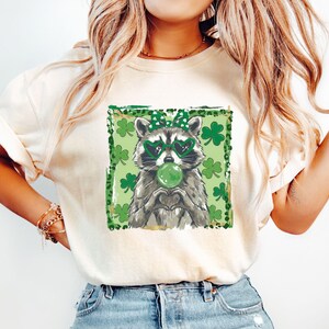 Shamrock-skjorta, vintage-lapptäcke med St. Patrick's Day-skjorta, vintage-lövskjorta, Patrick Day-tröja med lucky-motiv