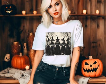 Vintage Girls Will Be Girls Witch Shirt, Funny Witch Vintage Shirt, Vintage Halloween Women Shirt, Witchy Vibes Shirt, Bestfriend Gift