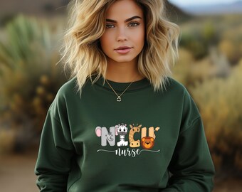 Sweatshirt NICU verpleegkundige, NICU verpleegkundige dier T-shirt, cadeau NICU verpleegkundige, cadeau verpleegkundige waardering, shirt neonatale intensive care, T-shirt verpleegkundige