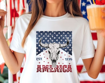 Western Fourth of July Shirt, 4th of July Shirt, Fourth Of July Shirt, Western 4th of July Shirt, USA TShirt, Country Western Shirt