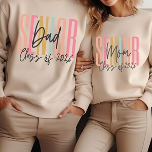Senior Mom Graduation Shirt,Senior Mom Shirt,Mom Gifts,Graduation Dad Mom Bro Sis Matching T-Shirt,Class of 2026 Family Shirts,Gifts For Mom image 7