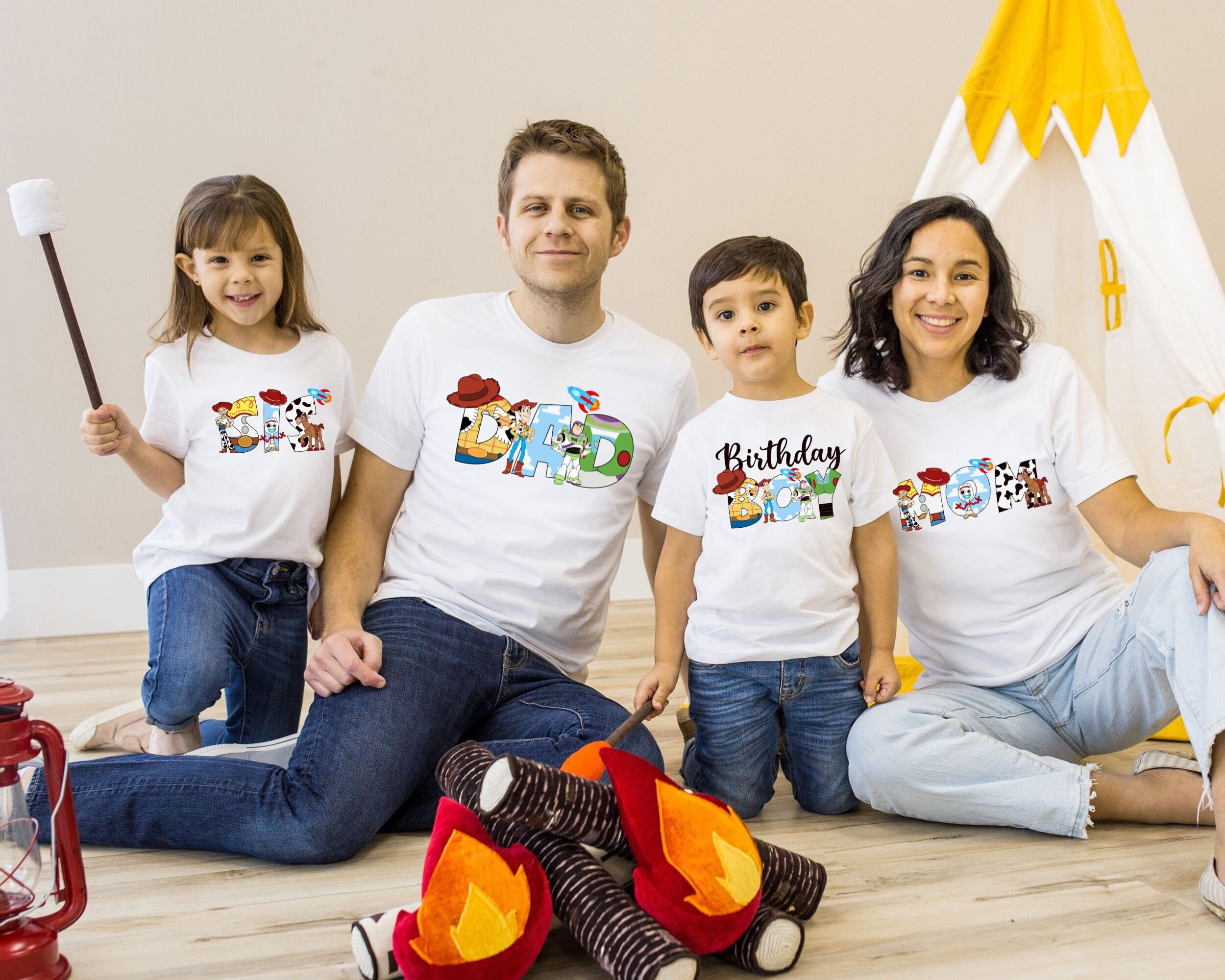 Toy Story Birthday Shirt, Disney Family Birthday Shirt, Toy Story Birthday Boy Girl Mom Dad Shirt, Custom Toy Story Shirt, Birthday Girl Tee