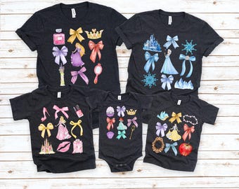 Disneyland prinsesströja, Snövit t-shirt, Askungen t-shirt, Rapunzel t-shirt, Prinsessan Ariel tröja, Prinsessan Ariel t-shirt, Prinsessan Jasmine