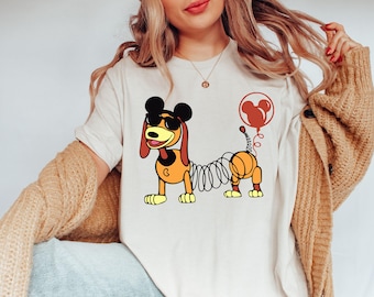 Slinky Dog Shirt, Toy Story Shirt, Disney Characters Shirt, Mickey Ears Slinky Dog Shirt, Slinky Dog Lover Gift, Dog Lover Family Shirt