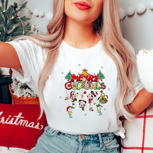 Vintage Mickey And Friend Christmas Shirt,Disney Ears Christmas Shirt,Disney Christmas Shirt,Disney Trip Shirt,Disney Family Christmas Shirt