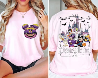 Disneyland California Halloween Shirt, Mickey and Friends Halloween Shirt, Spooky Season Shirt, Disneyland Vacation Tee, Disney Pumpkin Tee