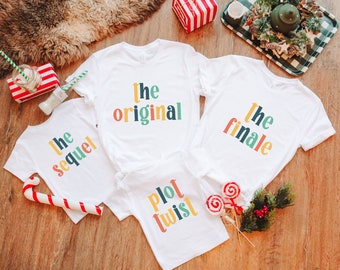 The Original The Sequel The Finale Tee, Big Sister Big Lil Bro, Matching Sibling Shirts, Middle Sister, Little Sis Funny Siblings Day Shirt