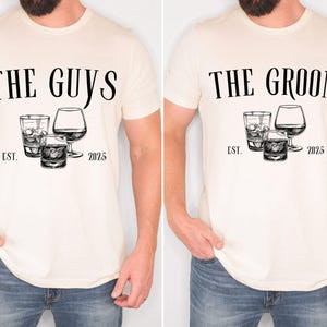 The Groom And The Guys Party Shirt, Bachelorette Party Shirt, Bachelorette Man Shirt, Groomsmen Shirt, Wedding Party Shirt, Groom's Friends