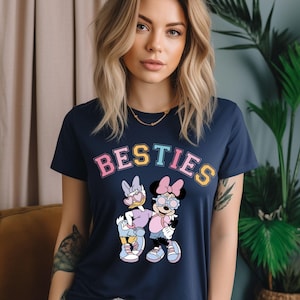 Minnie and Daisy Besties Shirt, Disney Best Friends T-Shirt, WDW Girls Trip Shirt,Disney Besties Shirt,Disney Girls Shirt,Disney Family Trip