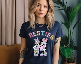 Minnie and Daisy Besties Shirt, Disney Best Friends T-Shirt, WDW Girls Trip Shirt,Disney Besties Shirt,Disney Girls Shirt,Disney Family Trip