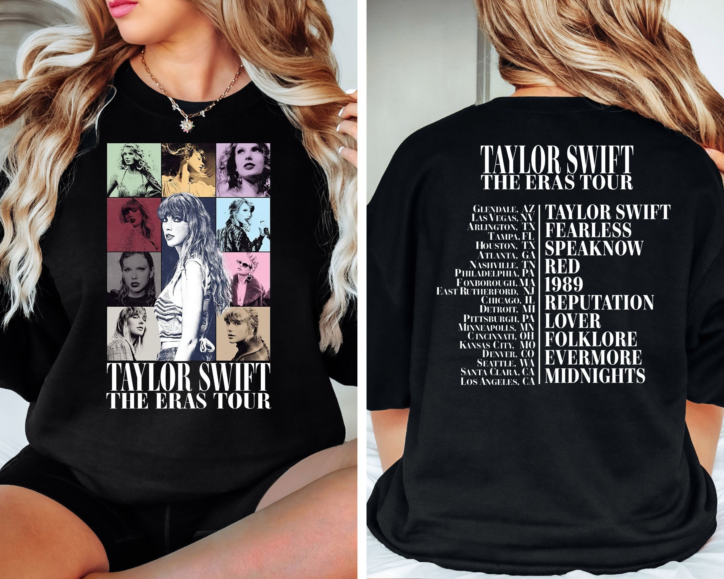 Taylor Swift The Eras Tour Merch, TS The Eras Tour 2023 T-Shirt - Print  your thoughts. Tell your stories.