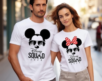 Camiseta del equipo Disney 2026, camiseta a juego de Disney, camiseta de Mickey y Minnie de Disney Vacation, sudadera del equipo Disneyworld, camiseta Disney 2026