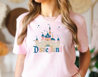 Disneyland Schloss Shirt, Disneyland 2024 Reise T-Shirt, Vintage Disneyland Crew Shirt, Disneyland Familienurlaub T-Shirt, Magic Kingdom Schloss Shirt