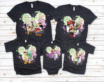 Disney Epcot Art Festival Shirt, Figment Painter Sweatshirt, Mickey And Mouse Artist T-Shirt,Walt Disneyworld Painter Tee,Disney Family Trip
