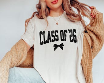 Camiseta de la Clase 2026, Fuente Retro, Camiseta Retro Senior, Camiseta de la Clase 2026, Camiseta Retro Senior 2026, Camiseta Senior de la Clase 2026, Regalo de Graduación