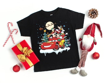 Maus und Freunde Weihnachten Shirt, Disney Weihnachten Kleinkind T-Shirt, McQueen Weihnachten Shirt, Disney Weihnachten Shirt, Kleinkind Kinder T-Shirt