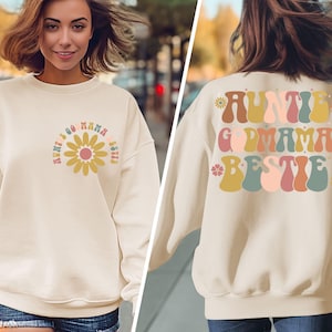 Auntie Godmother Bestie Shirt, Auntie Shirt, Godmama Sweater, Funny Godparent Sweatshirt, Aunt Gift, Godmother Gifts, Aunt God Mother Gift