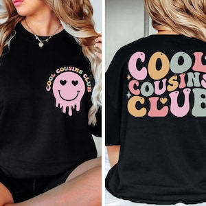Koszulka Cool Cousins Club, Koszulka dla malucha, Prezenty dla malucha, Cousin Crew, Słodka koszulka dla malucha, Koszulka dla dzieci, Pasująca koszulka Cousin, Koszulka Cousin Crew