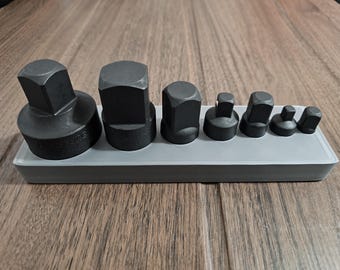 Impact socket adapter Organizer for PITTSBURGH 7 piece set