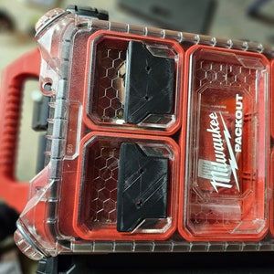 Milwaukee Packout Feet flush mount and 1/4in raised version 4pk image 3