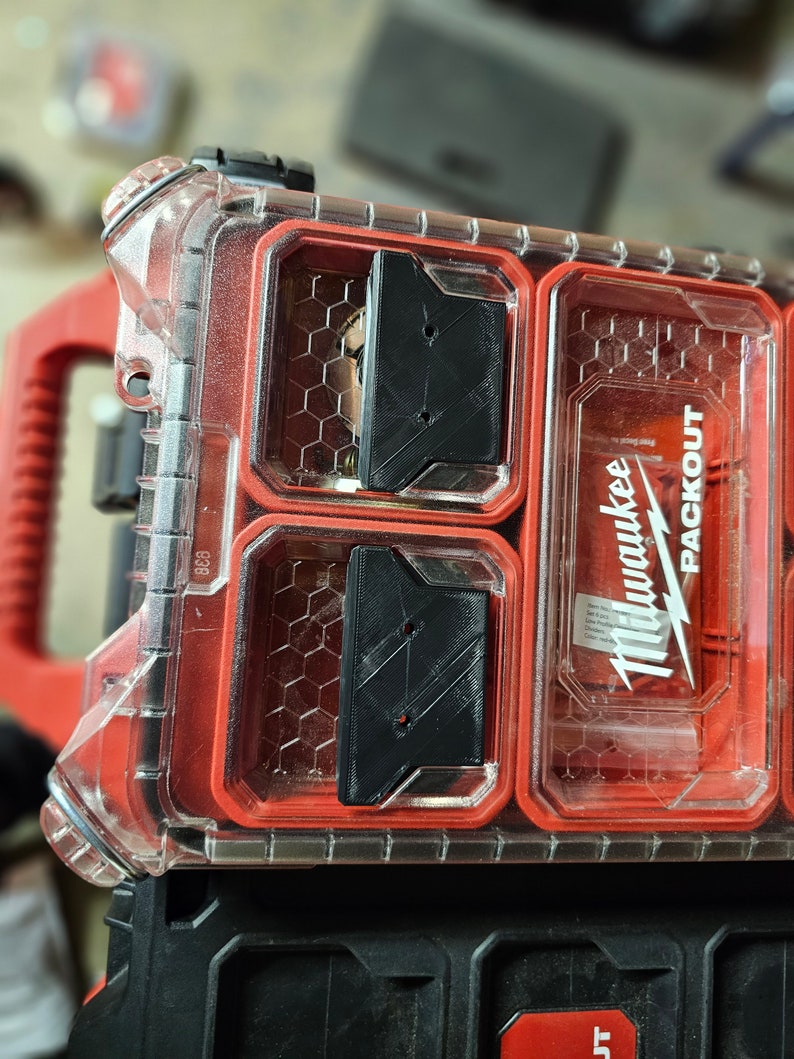 Milwaukee Packout Feet flush mount and 1/4in raised version 4pk image 3